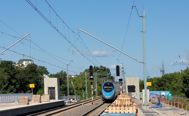 E20, Pendolino, nowy przystanek, prace budowlane, infrastruktura kolejowa, Warszawa Targówek