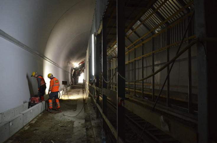 tunel, nowa sieć trakcyjna, nowy tor, nowa infrastruktura, Trzcińsko