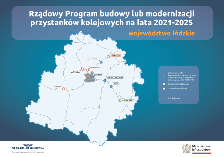 infografika, nowy przystanek, nowa infrastruktura, Program Przystankowy, Izabelów, Stare Gruzy