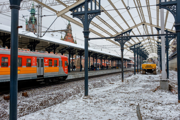 POIiŚ 2014-2020, tunel, Gdańsk Główny, budowa peronu, modernizacja stacji