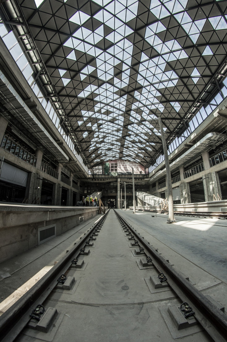 dworzec, pasażer, tunel średnicowy, Łódź, tunel, Łódź Fabryczna, dworzec kolejowy, tor, infrastruktura kolejowa