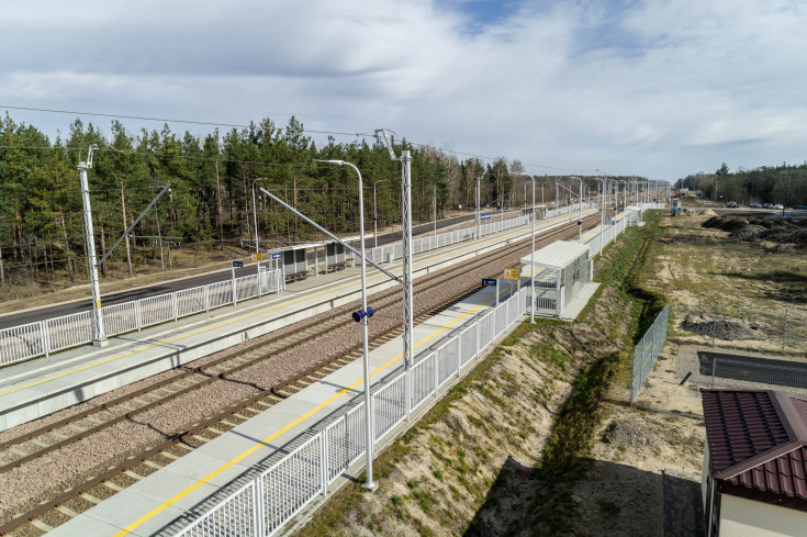 E75, Rail Baltica, CEF, pociąg, tor, Prostyń, przystanek