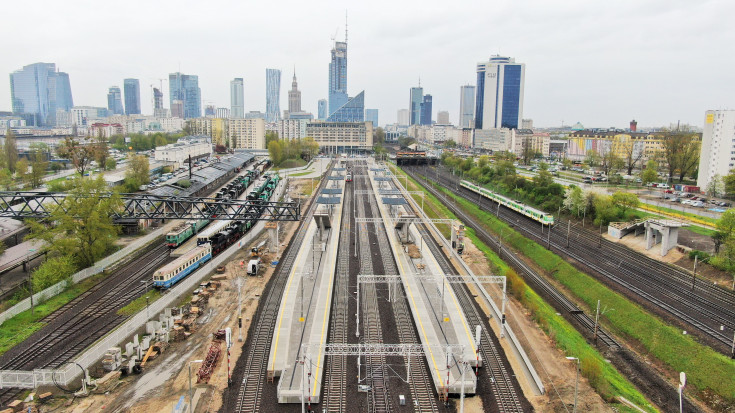 kładka, linia średnicowa, Warszawa Główna, nowa stacja, WWK, Trakcja S.A.