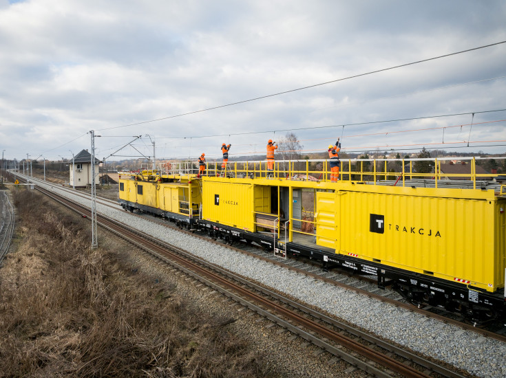 nowy wiadukt, Zebrzydowice, LK93, nowy tor, Zabrzeg, nowy peron, nowy most