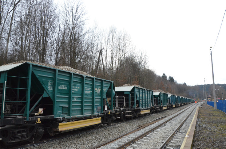 wagon, tłuczeń, Polanica-Zdrój