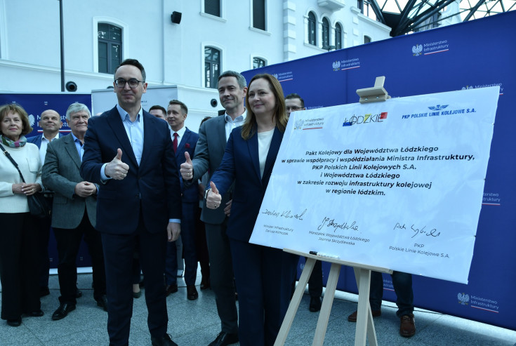 Łódź, Ministerstwo Infrastruktury, Klimczak Dariusz, pakt kolejowy, aglomeracja łódzka