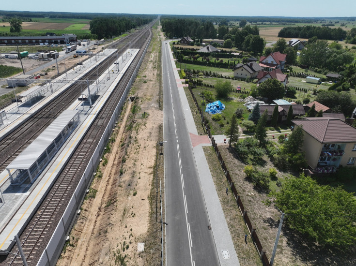 E75, Rail Baltica, tunel, Baciuty, nowa infrastruktura, widok z lotu ptaka