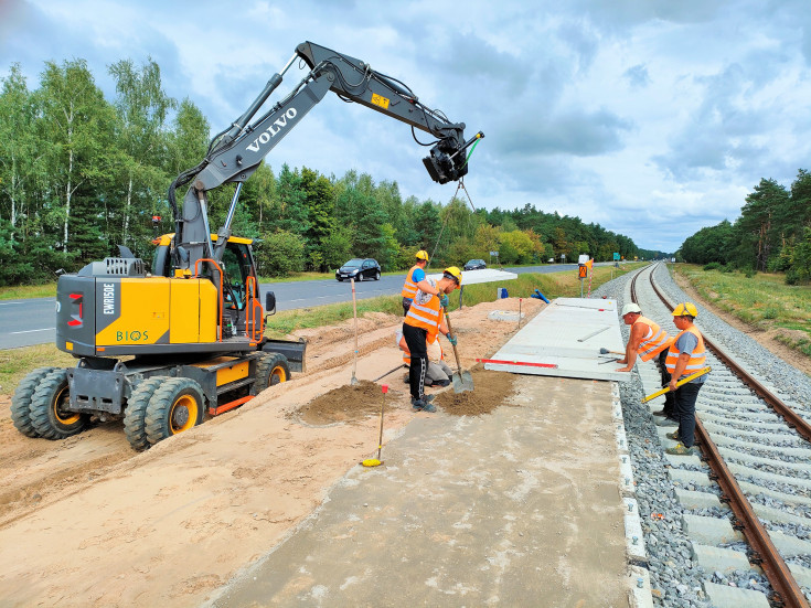 LK207, nowy przystanek, prace budowlane, nowa infrastruktura, Toruń Jar