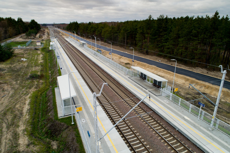 E75, Rail Baltica, CEF, Sadowne Węgrowskie, przystanek