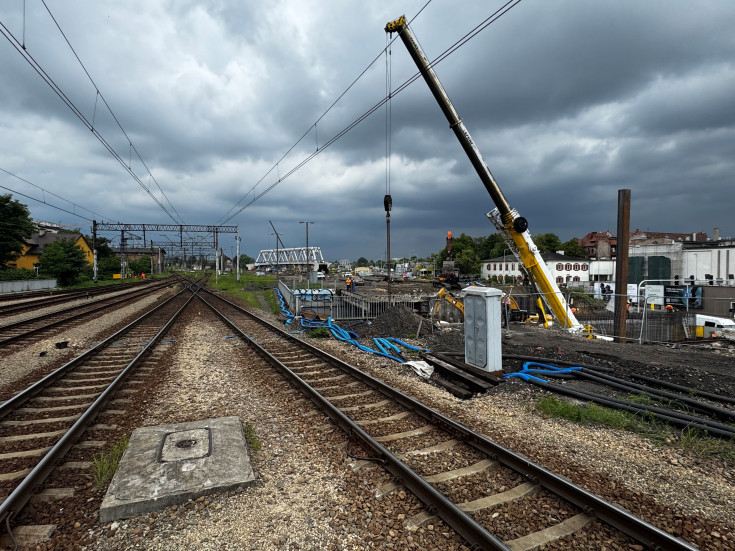 wiadukt, prace budowlane, katowicki węzeł kolejowy, Mikołowska