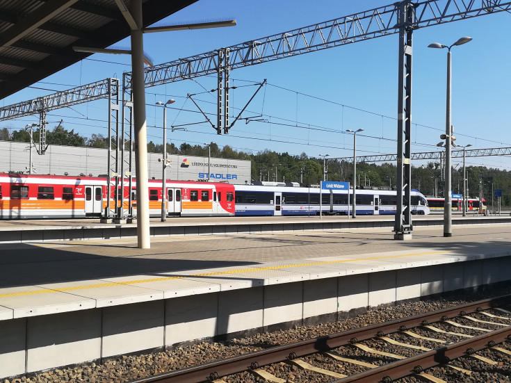 stacja, Łódź Widzew, Łódzki Węzeł Kolejowy, LK16, nowa infrastruktura pasażerska, nowy tor