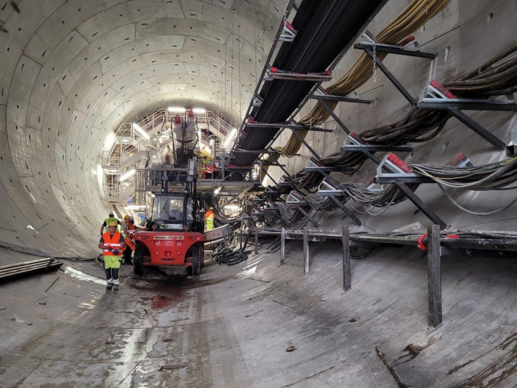 TBM, Święta Katarzyna, tarcza, drążenie tunelu kolejowego