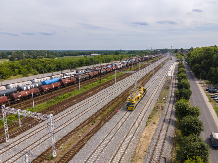 Zduńska Wola Karsznice, LK131, przewóz towarów, nowy układ torowy