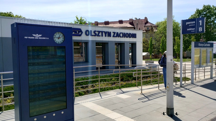 nowy przystanek, Olsztyn Zachodni, nowa infrastruktura, nowy wyświetlacz