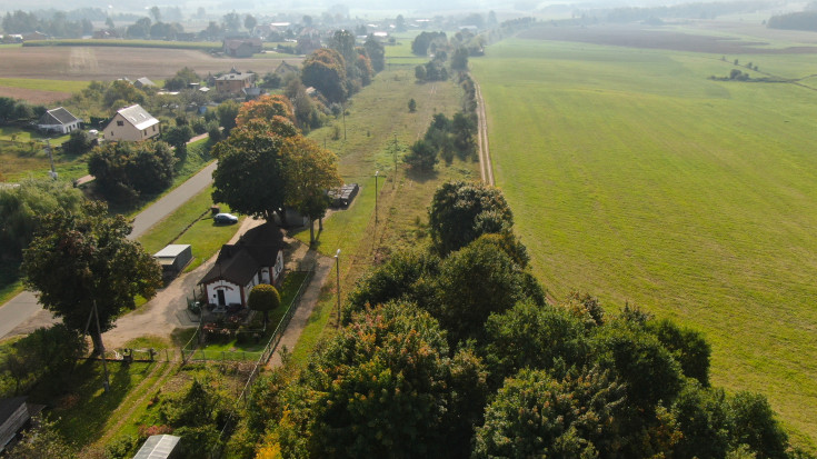 Kętrzyn, przystanek, widok z lotu ptaka