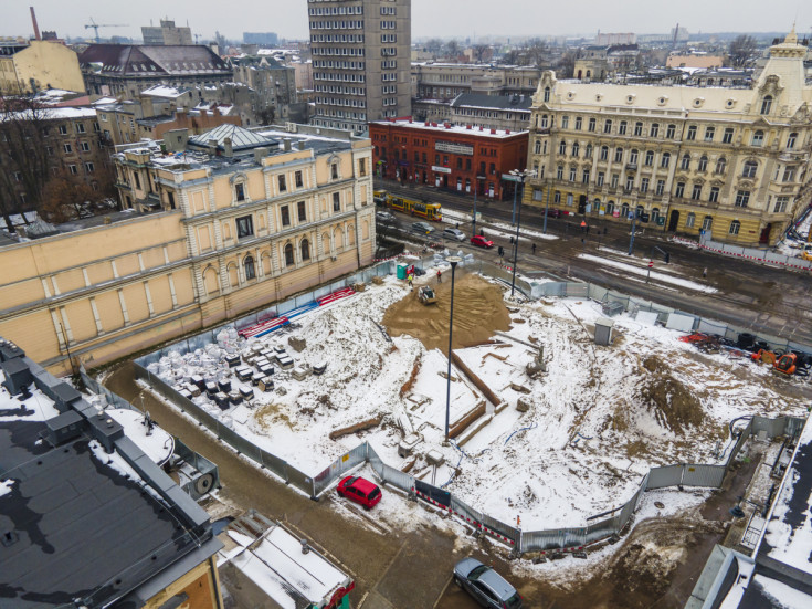 POIiŚ 2014-2020, Łódź, drążenie tunelu kolejowego, Śródmieście