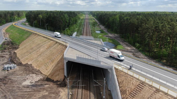 Rail Baltica, wiadukt drogowy, Topór, nowy wiadukt drogowy