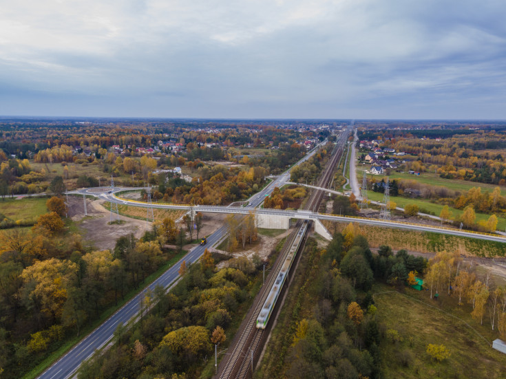 Rail Baltica, Łochów, nowa infrastruktura, nowy wiadukt drogowy