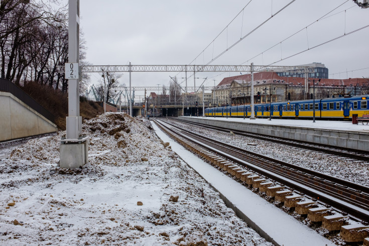 POIiŚ 2014-2020, tunel, Gdańsk Główny, budowa peronu, modernizacja stacji