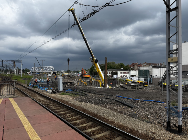 wiadukt, prace budowlane, katowicki węzeł kolejowy, Mikołowska