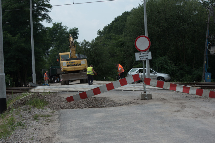 modernizacja, przejazd kolejowo-drogowy, POIiŚ 2014-2020, Program Operacyjny Infrastruktura i Środowisko, LK8, Ustanówek, Krępa, prace budowlane, inwestycja, Główna