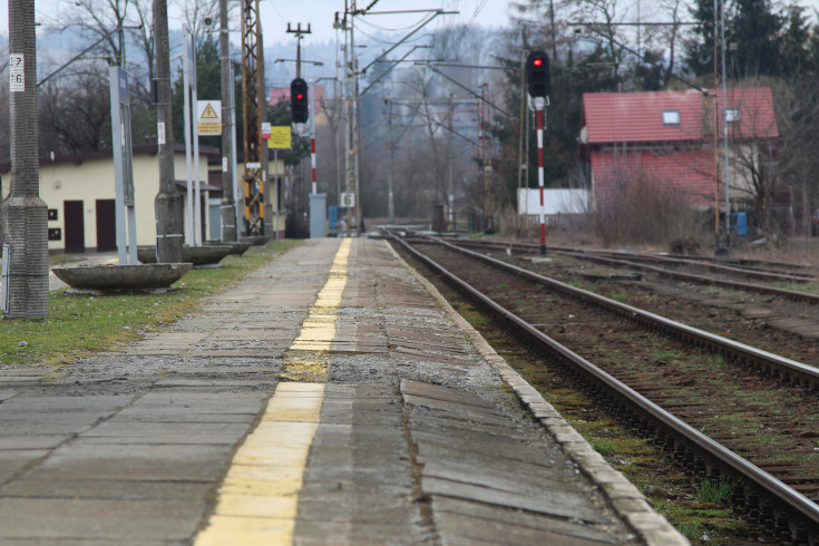 modernizacja, POIiŚ 2014-2020, Małopolska, Jordanów, przystanek, kolejowa zakopianka