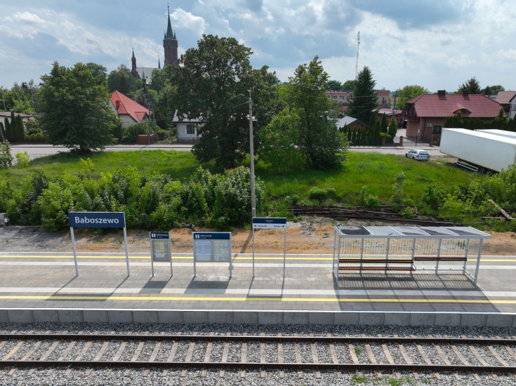 peron, przystanek, LK27, Baboszewo
