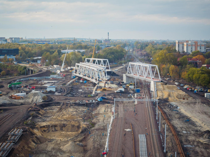 nowy wiadukt, nowy tor, katowicki węzeł kolejowy, nowy peron
