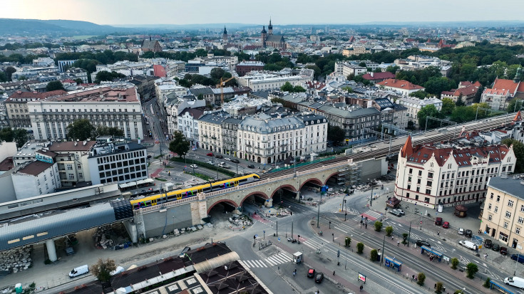 Kraków, wiadukt, Grzegórzecka