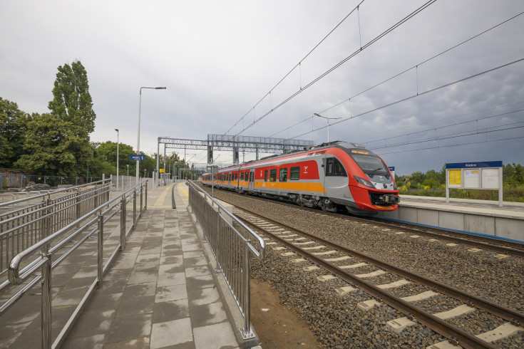 E59, stacja, Kiekrz, nowa infrastruktura pasażerska, nowy tor, pociąg pasażerski