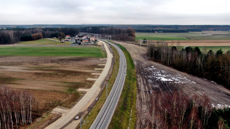 łącznica, Czarnca, Włoszczowa Północ, LK582, nowy tor