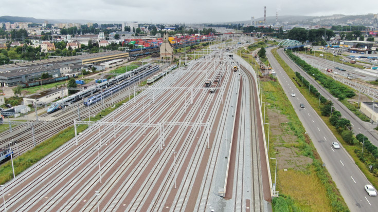 pociąg towarowy, przewóz towarów, Port Gdynia, nowa infrastruktura