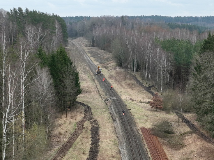 Ełk, Korsze, Giżycko, prace budowlane, LK38