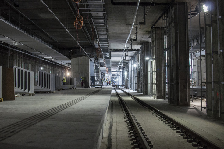 dworzec, pasażer, tunel średnicowy, Łódź, tunel, Łódź Fabryczna, dworzec kolejowy, tor, infrastruktura kolejowa