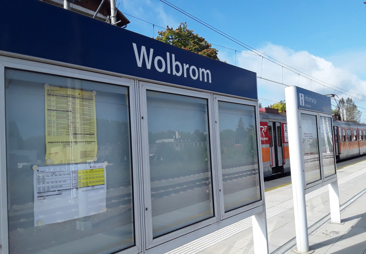 stacja, LK62, Wolbrom, nowy peron