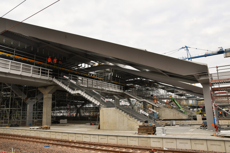 stacja, Warszawa Zachodnia, linia średnicowa, warszawska linia średnicowa, przebudowa peronu, Budimex