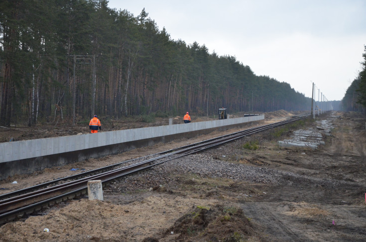 modernizacja, LK8, budowa peronu, Grabów nad Pilicą