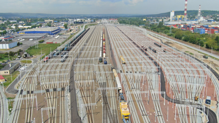 stacja, Gdynia Port, widok z lotu ptaka