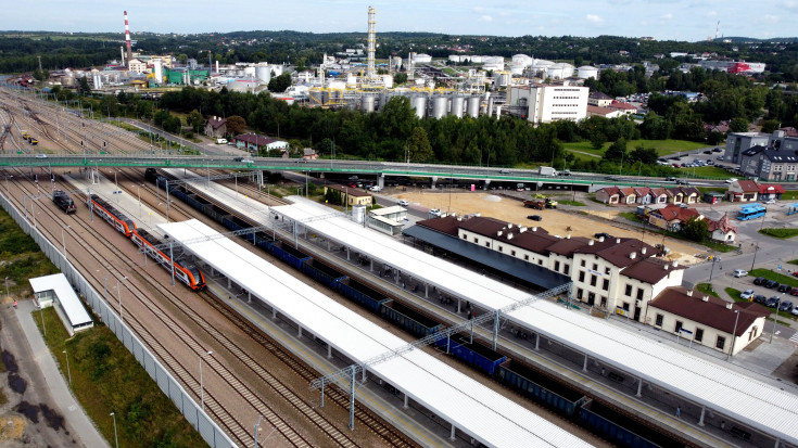 stacja, Trzebinia, E30, nowa infrastruktura