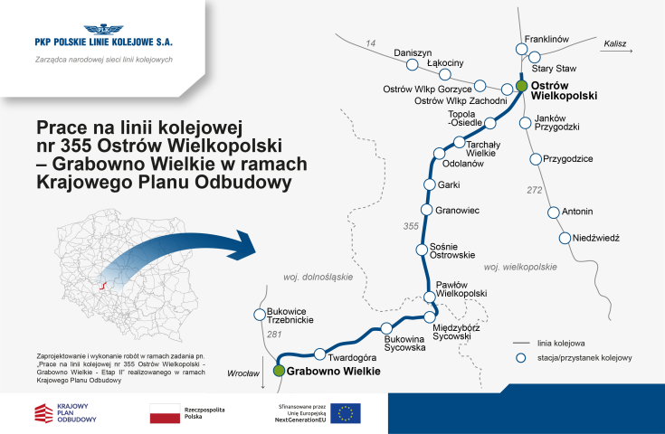infografika, Grabowno Wielkie, podpisanie umowy, Ostrów Wielkopolski, LK355