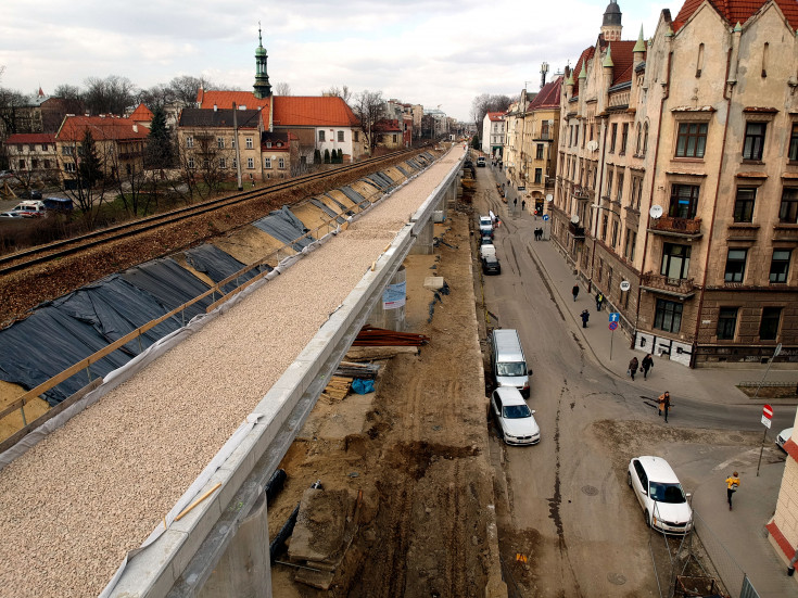 Kraków, nowy wiadukt, nowa estakada, nowy tor