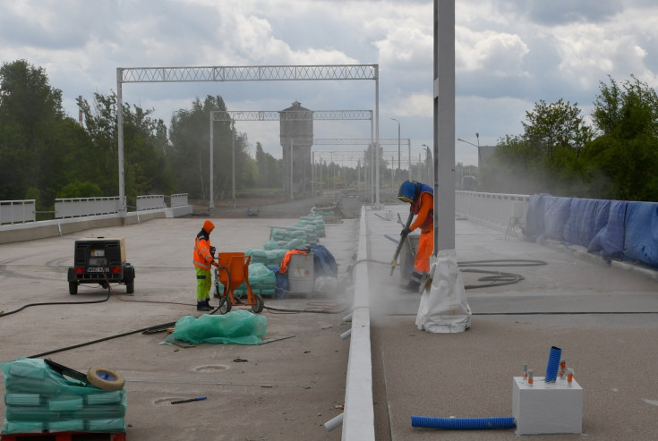 wiadukt, E20, Łódź Kaliska, prace budowlane, nowa infrastruktura, Bandurskiego