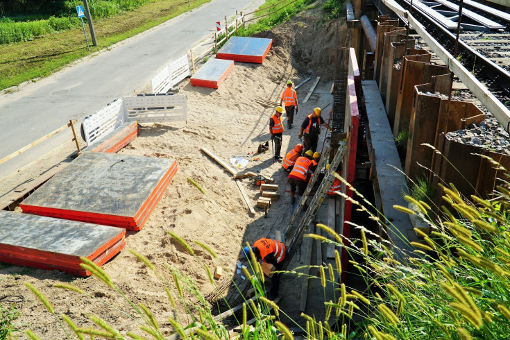 E75, Rail Baltica, nowy przystanek, prace budowlane, Białystok Zielone Wzgórza, nowa infrastruktura pasażerska