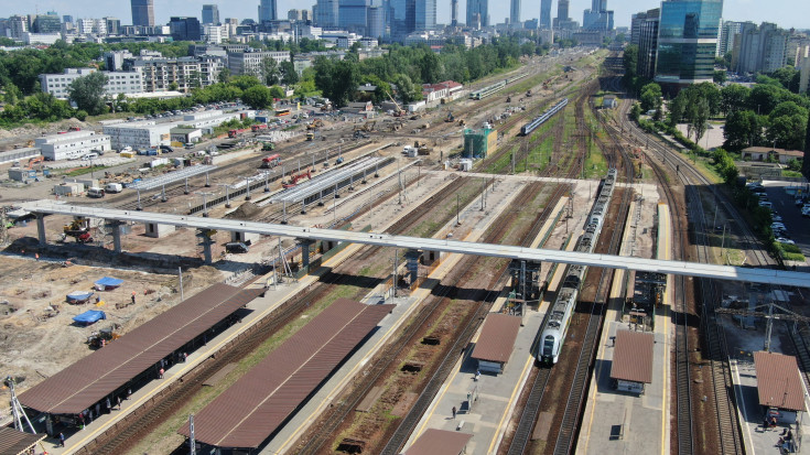 Warszawa Zachodnia, linia średnicowa, warszawska linia średnicowa, Budimex, nowa kładka, WWK