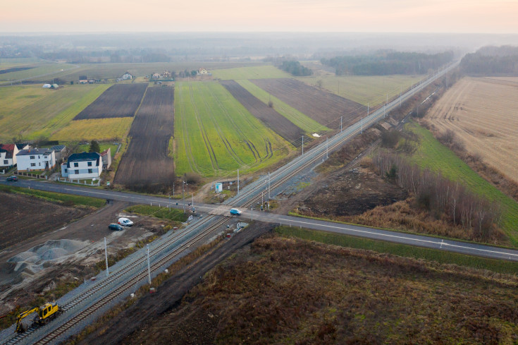 przejazd kolejowo-drogowy, POIiŚ 2014-2020, Toszek Północ, Rudziniec Gliwicki, Bycina