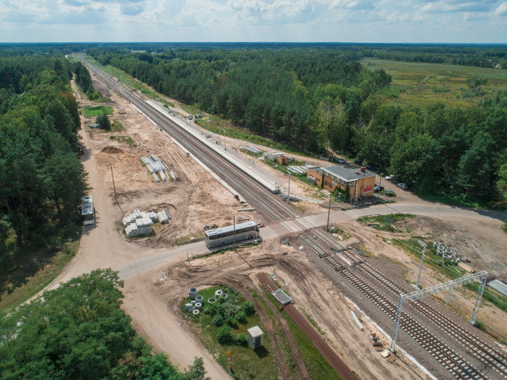 E75, Rail Baltica, CEF, Sadowne Węgrowskie