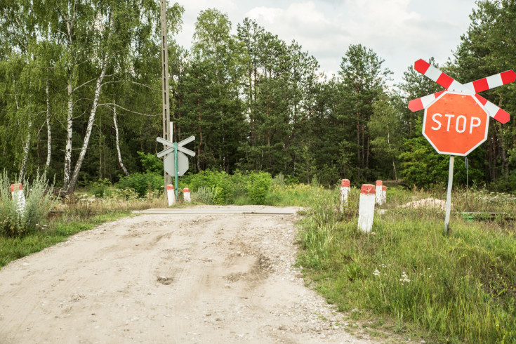 modernizacja, przejazd kolejowo-drogowy, LK8, Dobieszyn, przed modernizacją, inwestycja