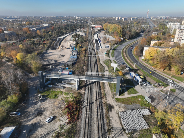 POIiŚ 2014-2020, Łódź, drążenie tunelu kolejowego, Koziny, Polesie, FEnIKS