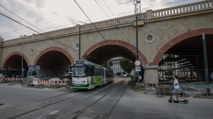 Kraków, wiadukt, Grzegórzecka