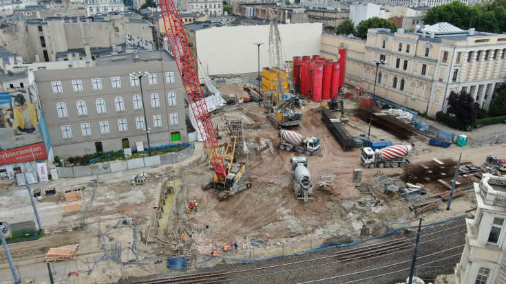 Łódź Żabieniec, Łódź Fabryczna, Łódź Kaliska, alomeracja łódzka, budowa tunelu